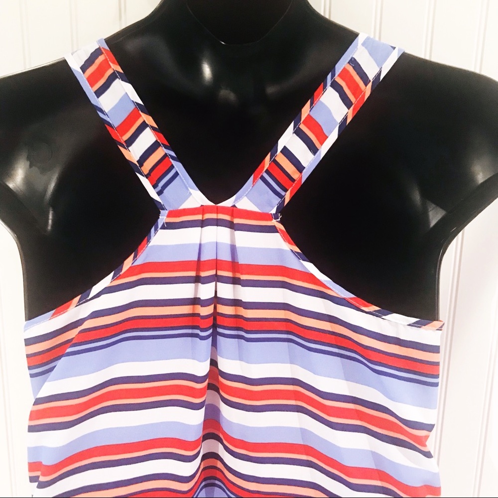 HIPPIE ROSE SLEEVELESS TOP RACER BACK SZ-LARGE - Picture 4 of 5